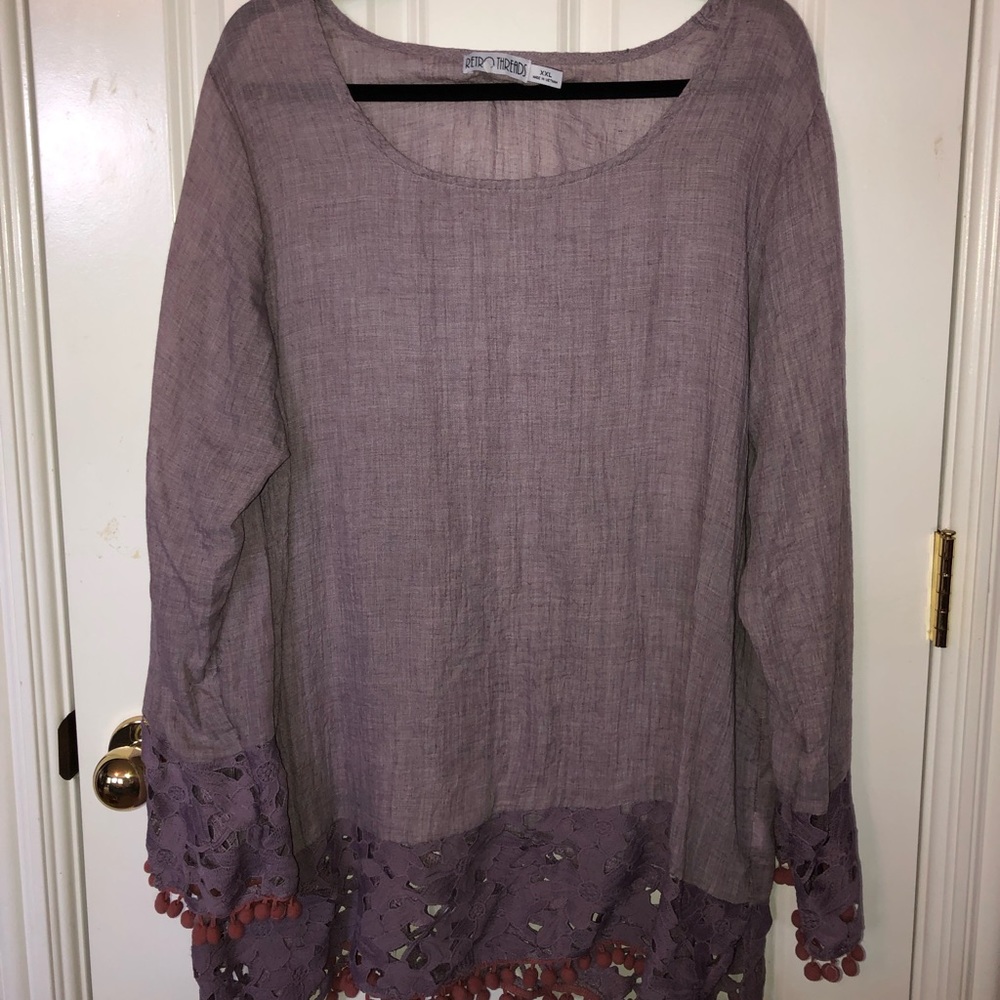 Linen Blouse - Picture 2 of 5